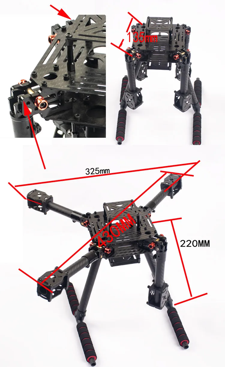Flyroun LX350 PRO 350mm drone  - Thermal Imager Drone Gimbal 评论和价格