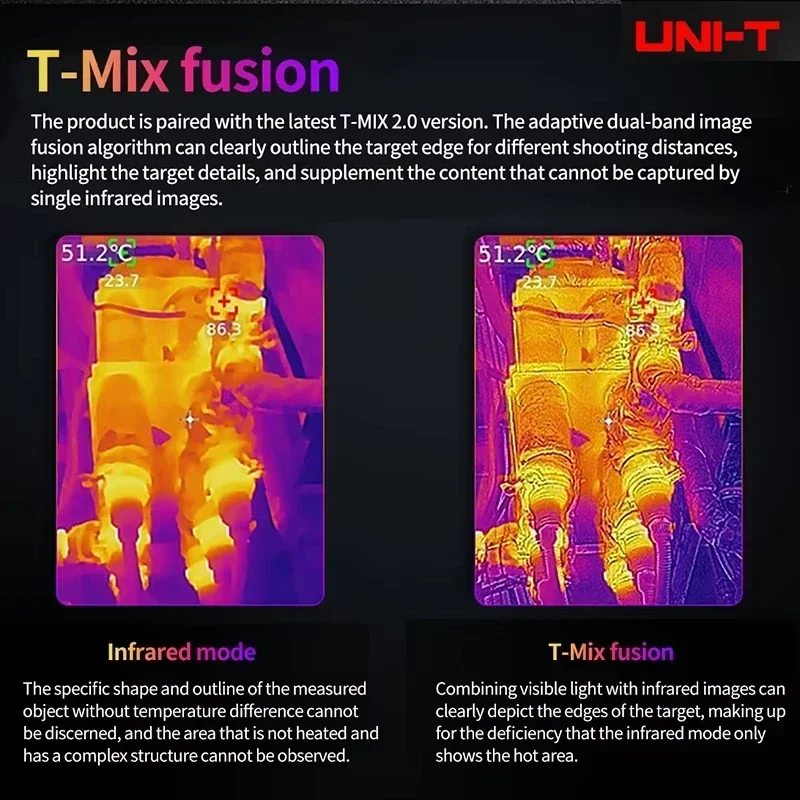 UNI-T UTI260B+ UTI165B+ Handhe - Nf 521 Thermal Imaging Camera 评论和价格
